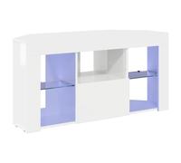 vidaXL Armario LED para TV de Esquina 100 x 40 x 50 cm Multicolor Brillante