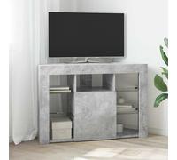 vidaXL Armario LED para TV de Esquina 100x40x68cm Gris Concreto