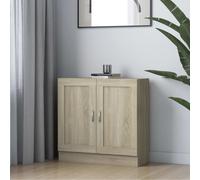 vidaXL Armario libros madera contrachapada color roble 82,5x30,5x80 cm