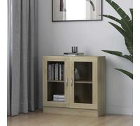 vidaXL Armario libros madera contrachapada color roble 82,5x30,5x80 cm