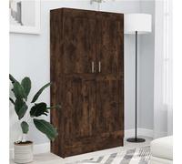 vidaXL Armario libros madera contrachapada roble humo 82,5x30,5x150 cm