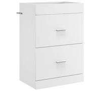 vidaXL Armario para baño, blanco, 56 x 37,5 x 81 cm, material de madera