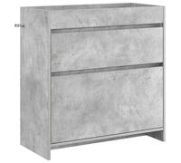 vidaXL Armario para baño, color gris hormigón, 78,5 x 37,5 x 81 cm, material de madera
