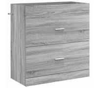 vidaXL Armario para baño, color gris Sonoma, 78,5 x 37,5 x 81 cm, material: tablero de partículas