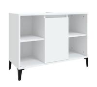 Vidaxl armario para lavabo madera contrachapada blanco 80x33x60 cm