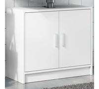 vidaXL Armario para lavabo madera de ingeniería blanco 63x29x55 cm