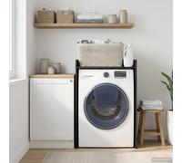 vidaXL Armario para lavadora Roble Negro 67,5 x 48 x 97 cm