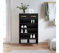 vidaXL Armario para zapatos , 60x35x105 cm, material de madera - Armario para zapatos - Armarios para zapatos - Almacenamiento de zapatos - Organizador de zapatos