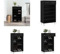 vidaXL Armario para zapatos , 60x35x105 cm, material de madera - Armario para zapatos - Armarios para zapatos - Almacenamiento de zapatos - Organizador de zapatos