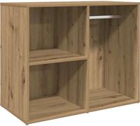 vidaXL Armario para zapatos Artisan, roble, 80x40x65 cm, material de madera