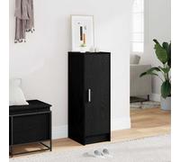 vidaXL Armario para Zapatos con Estante Roble Negro 32 x 35 x 92 cm, Mueble Moderno para Zapatos, Organizador Duradero, Compacto, solución Minimalista para tu Entrada