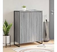 vidaXL Armario para Zapatos con puerta Gris Sonoma 79 x 36 x 100 cm