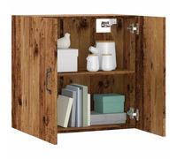 vidaXL Armario pared madera ingeniería envejecida 60x31x60 cm