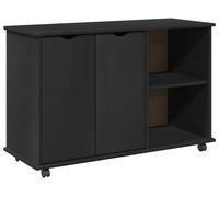 vidaXL Armario rodante, color , 100 x 39 x 65,5 cm, madera maciza de pino