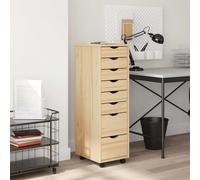 vidaXL Armario Rodante con Cajones MOSS 34 x 39 x 103 cm