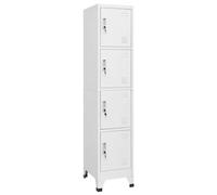 vidaXL Armario taquilla con 4 compartimentos 38x45x180 cm
