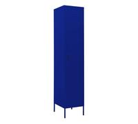 Vidaxl armario taquilla de acero azul marino 35x46x180 cm