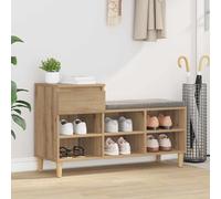 vidaXL Armario Zapatero 102 x 36 x 60 cm Madera de ingeniería