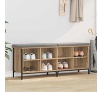 vidaXL Armario Zapatero 131 x 35 x 50 cm Madera Ingenierizada e Hierro