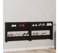 vidaXL Armario Zapatero 2 uds. 83 x 18 x 60 cm Madera de ingeniería