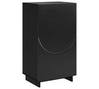 vidaXL Armario Zapatero 48 x 38 x 87,5 cm Madera de ingeniería Negro