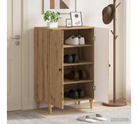 vidaXL Armario Zapatero ALKMAAR 59,5 x 39,5 x 90 cm Roble artisan