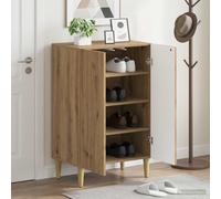 vidaXL Armario Zapatero ARNHEM 59,5 x 39,5 x 90 cm Roble artisan