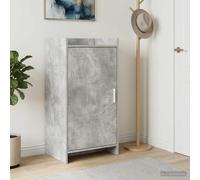 vidaXL Armario Zapatero con puerta Gris Hormigón 48 x 36 x 92 cm