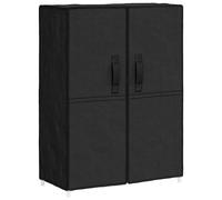 vidaXL Armario zapatero de tela negro 60x28x90 cm