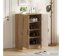 vidaXL Armario Zapatero UTRECHT 59,5 x 39,5 x 87 cm Roble artisan