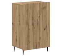 vidaXL Armario Zapatero ZWOLLE 59,5 x 39,5 x 91,5 cm Roble Artisan