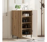 vidaXL Armario Zapatero ZWOLLE 59,5 x 39,5 x 91,5 cm Roble artisan