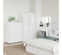 vidaXL Armarios de Almacenamiento 80 x 48 x 105 cm brillante