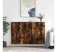 vidaXL Armarios de pared 2 unidades roble ahumado 69,5x34x90 cm