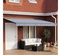 vidaXL Armazón de toldo manual con LEDs 4 x 3 m