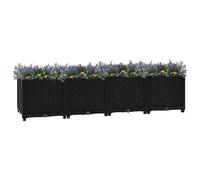 vidaXL Arriate 160x40x38 cm polipropileno