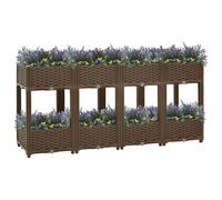 vidaXL Arriate 160x40x71 cm polipropileno