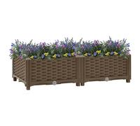 vidaXL Arriate 80x40x23 cm polipropileno