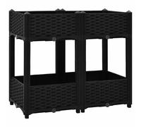 vidaXL Arriate 80x40x71 cm polipropileno