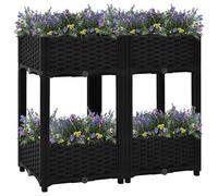 vidaXL Arriate 80x40x71 cm polipropileno