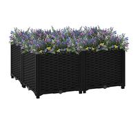 vidaXL Arriate 80x80x38 cm polipropileno