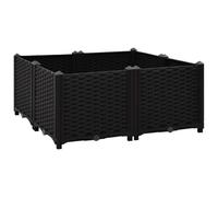 vidaXL Arriate 80x80x38 cm Polipropileno