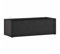 vidaXL Arriate con Sistema de Riego Automático Pérgola Jardinera Macetero Flores Bandeja Plantas Jardín Porche Decoración Patio Antracita 100x43x33 cm