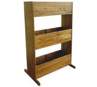 vidaXL Arriate de 3 niveles madera de acacia maciza