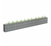vidaXL Arriate de gaviones de acero galvanizado 450x30x60 cm