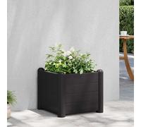 vidaXL Arriate de jardín PP gris antracita 43x43x35 cm