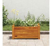 vidaXL Arriate de madera de acacia 50x25x25 cm