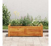 vidaXL Arriate de madera de acacia 76x27,6x25 cm