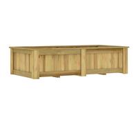 vidaXL Arriate de madera de pino impregnada 196x100x50 cm