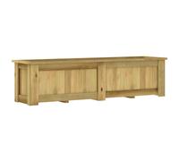 vidaXL Arriate de madera de pino impregnada 196x50x50 cm